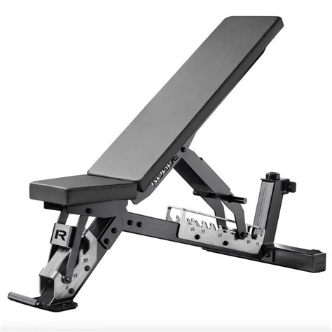 Made from 11-gauge steel, with a built-in stand and a one-inch gap between the seat and back pads. . Rogue adjustable bench